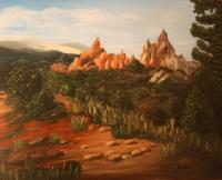 Landscape - Rocky Mountains - Colorado - Oil On Canvas